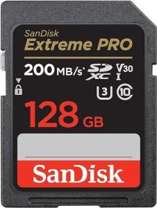 SanDisk 128GB Extreme PRO SDXC Memory Card
