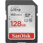 SanDisk 128GB Ultra SDXC Memory Card - 140MB/s