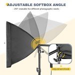 Professional Softbox Lighting Set for Photography