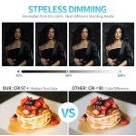 GVM 2 Pack App-Controlled Bi-Color LED Lights