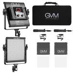 GVM 2 Pack App-Controlled Bi-Color LED Lights