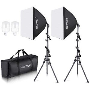 Neewer Square Black Photography Softbox - 32x12 inches