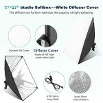 Professional Softbox Lighting Kit for Photography