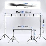 Adjustable 2x3m Backdrop Support for Photography