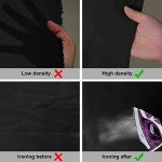 Black Polyester Photography Backdrop - 3 x 2.8m