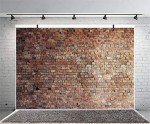 Vintage Red Brick Wall Photography Backdrop 3x2.4m