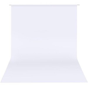 Seamless White Polyester Backdrop for Photography, 20x20m