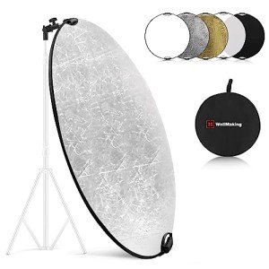 WELLMAKING 32" 5-in-1 Collapsible Light Reflector