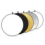 NEEWER 5-in-1 Collapsible Light Reflector Disc