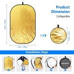 Neewer® 5-in-1 Portable Light Reflector Disc