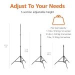 Amazon Basics Aluminum Photography Tripod Stand, Black
