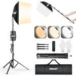 EMART 16"x16" Softbox Lighting Kit with Remote