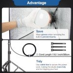 EMART 16"x16" Softbox Lighting Kit with Remote