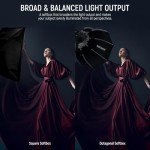 NEEWER 45cm Octagon Softbox with Honeycomb Grid