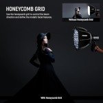 NEEWER 45cm Octagon Softbox with Honeycomb Grid