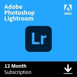 Lightroom Photo Editing Software - 12-Month Subscription