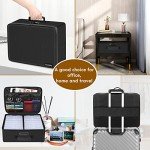 Fireproof Photo Organizer Box with Lockable Storage