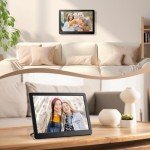 8-Inch IPS Digital Photo Frame with Remote