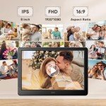 8-Inch IPS Digital Photo Frame with Remote