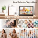 8-Inch IPS Digital Photo Frame with Remote