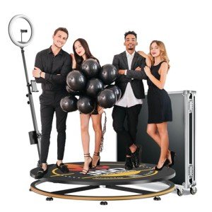 JIYANG 360° Party Photo Booth with Flight Case