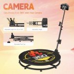 JIYANG 360° Party Photo Booth with Flight Case