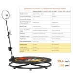 JIYANG 360° Party Photo Booth with Flight Case