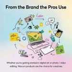 Wacom Intuos Small Graphics Drawing Tablet, Black