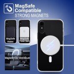 TENOC Magnetic Clear Case for iPhone XR