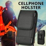 Nylon Universal Phone Holster Case with Clip