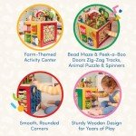 Battat Farm-Themed Activity Cube for Kids