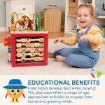 Battat Farm-Themed Activity Cube for Kids