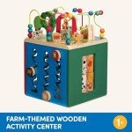 Battat Farm-Themed Activity Cube for Kids