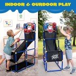 Kids Arcade Basketball Game Set with 4 Balls