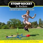 Colorful Kids' Rocket Launcher with 8 Rockets