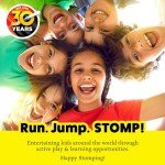 Colorful Kids' Rocket Launcher with 8 Rockets