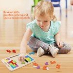 Colorful 3D Wooden Blocks Puzzle for Kids