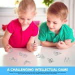 Padike IQ Test Metal Puzzle Rings - 16 Pack