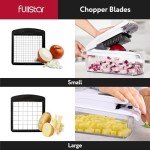 Versatile Vegetable Chopper and Slicer - White
