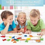 Educational See & Spell Matching Letter Game