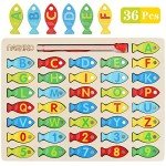 Magnetic Alphabet Fishing Game for Toddlers