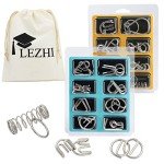 Lezhi IQ Toys Mind Game Brain Teaser Set