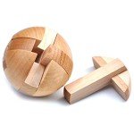 KINGOU Wooden Magic Ball Puzzle for All Ages