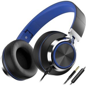 AILIHEN C8 Foldable Wired Stereo Headphones with Mic