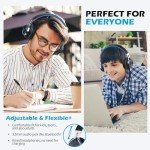 AILIHEN C8 Foldable Wired Stereo Headphones with Mic