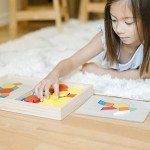 Melissa & Doug Wooden Pattern Blocks and Boards