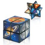 Star Cube 2-in-1 Magic Cube Set for All Ages