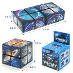 Star Cube 2-in-1 Magic Cube Set for All Ages