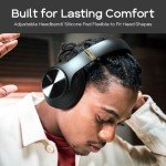 DOQAUS Wireless Bluetooth Headphones with 90 Hrs Playtime