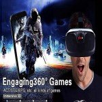 VR Headset for Phone, Compatible with iPhone Samsung and Android 3D Virtual Reality for Kids and Adults VR Goggles for Smartphone /4.5-6.3in Eyes Protected Anti-Blue HD Lenses